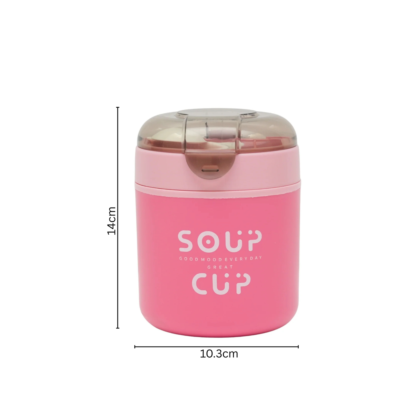 Insulated soup cup stainless steel soup cup with spoon