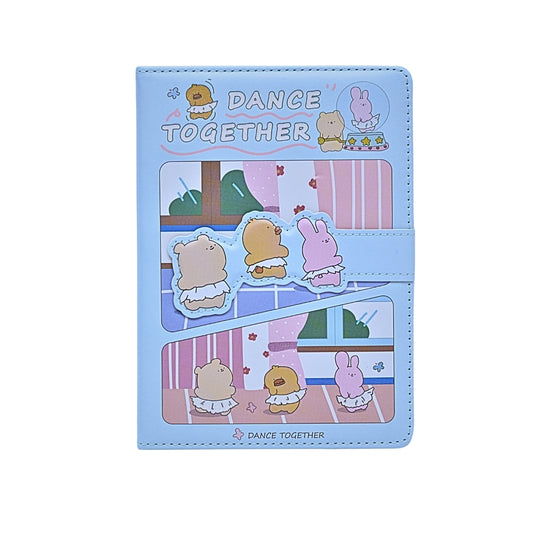Collage creation notebook for girls