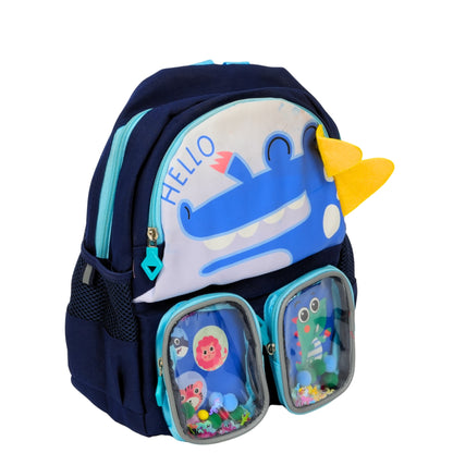 Blue & Black School Bag for Kids