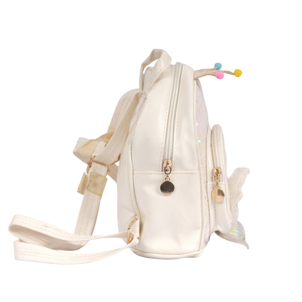 Unicorn Crown Sequin School Backpack for Kids | Glittery Lightweight Bag for Girls