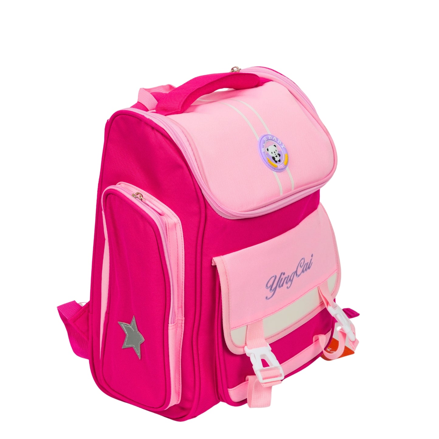 Pink hiking bag pack