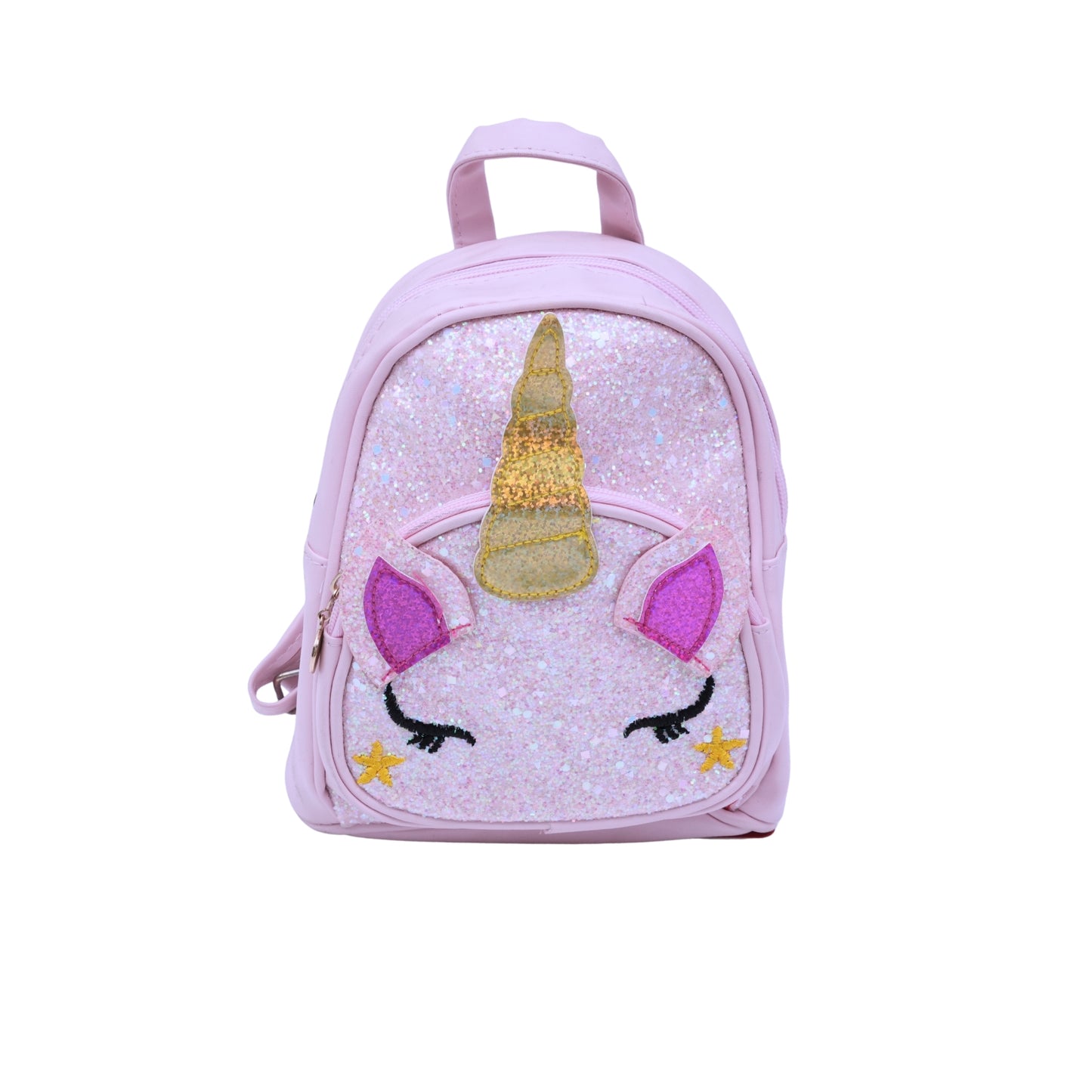 Purple Fancy Bag With Sparkle Designs For Girls