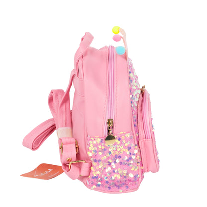 Pink Fancy Bag With Sparkle Designs For Girls