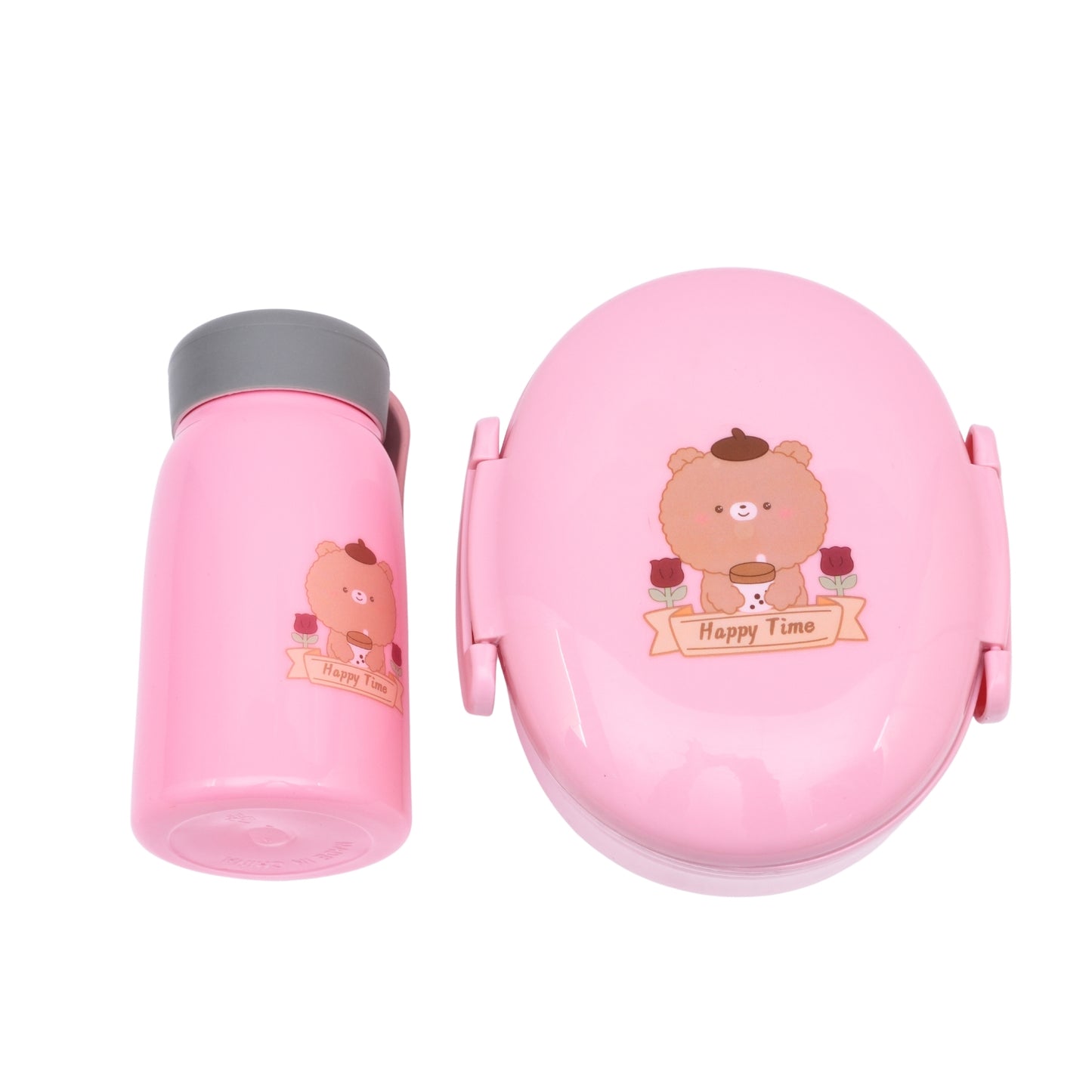 Lunch box combo with cute water  bottle