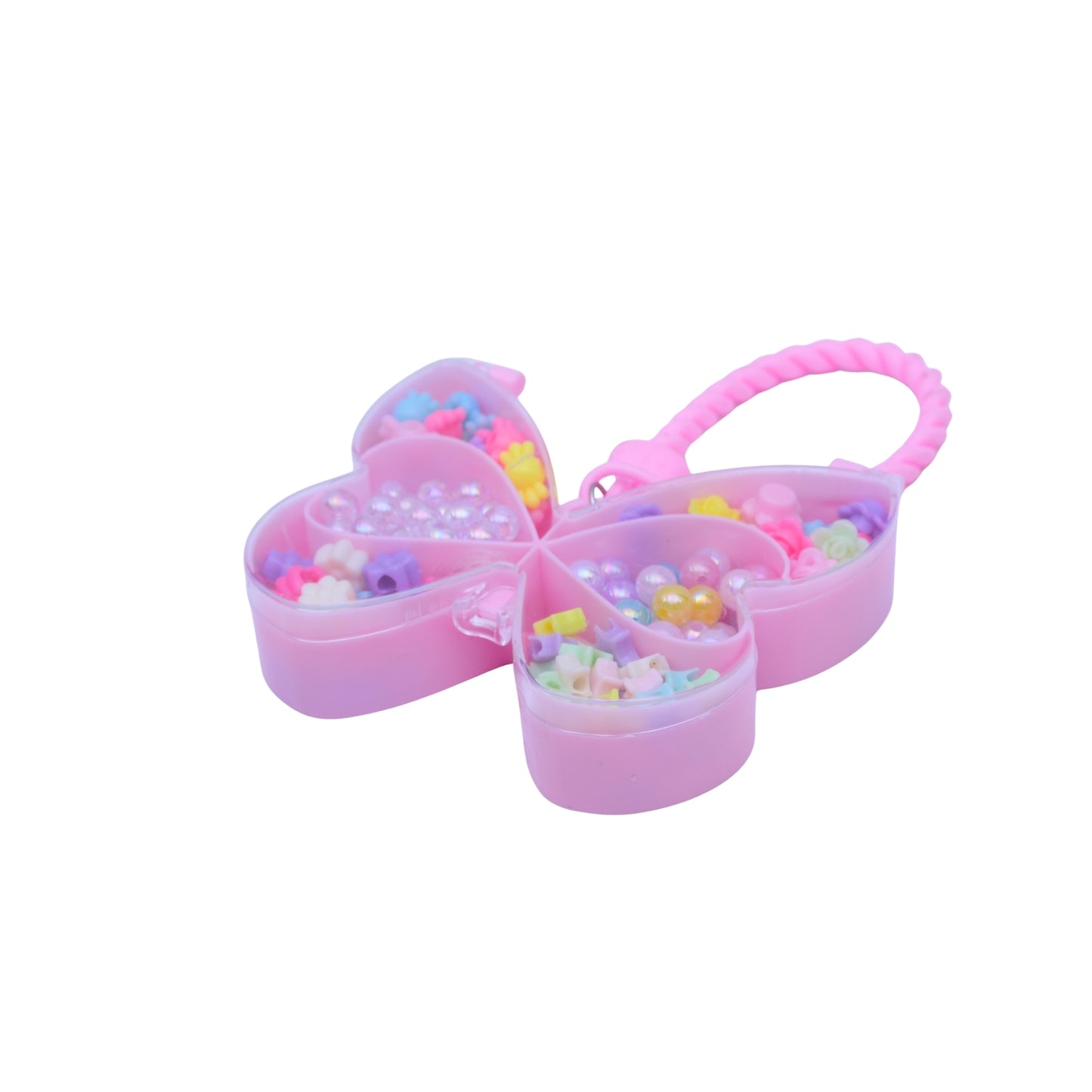 Hair accessories in butterfly case