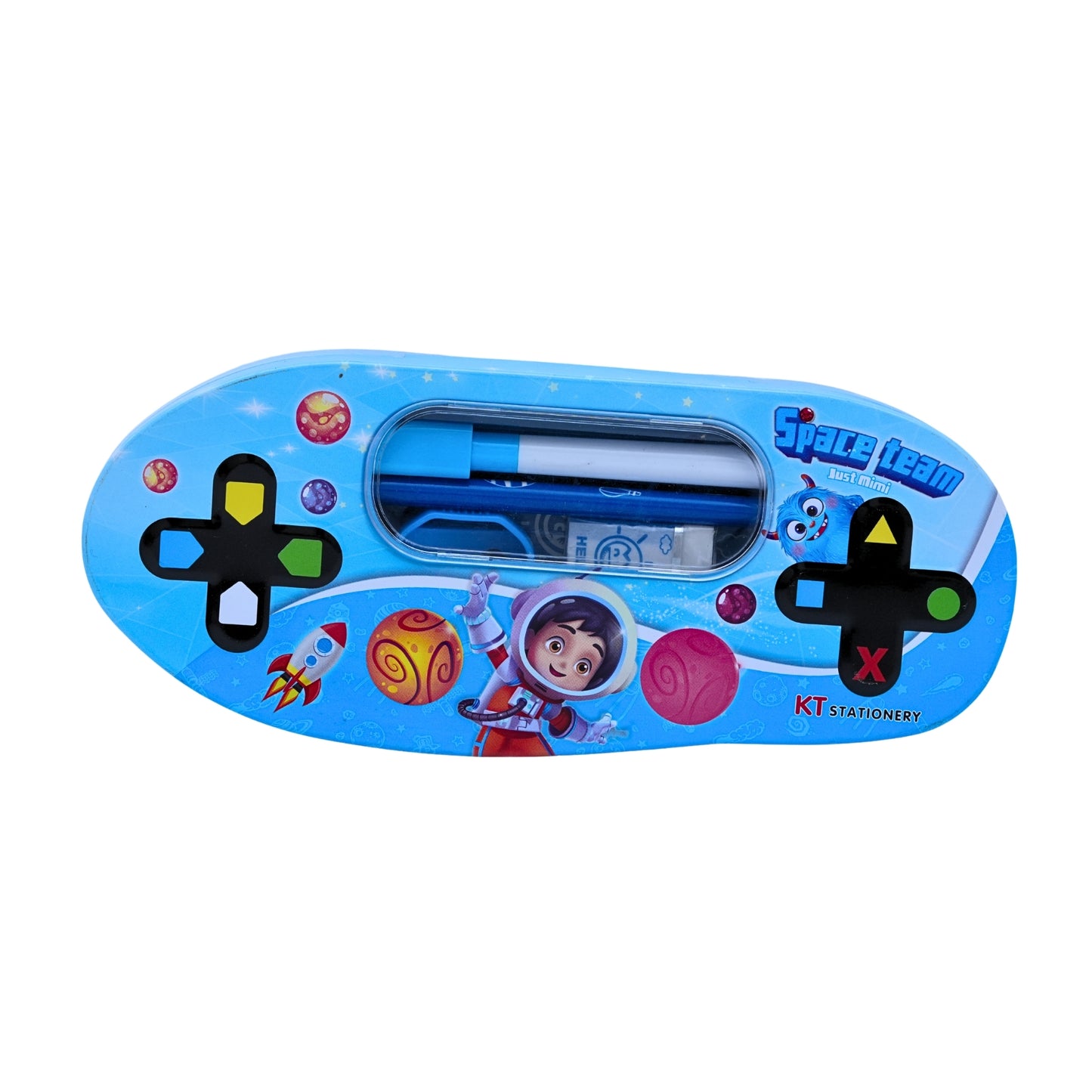 Game Controller Design Pencil Box with Stationery Set