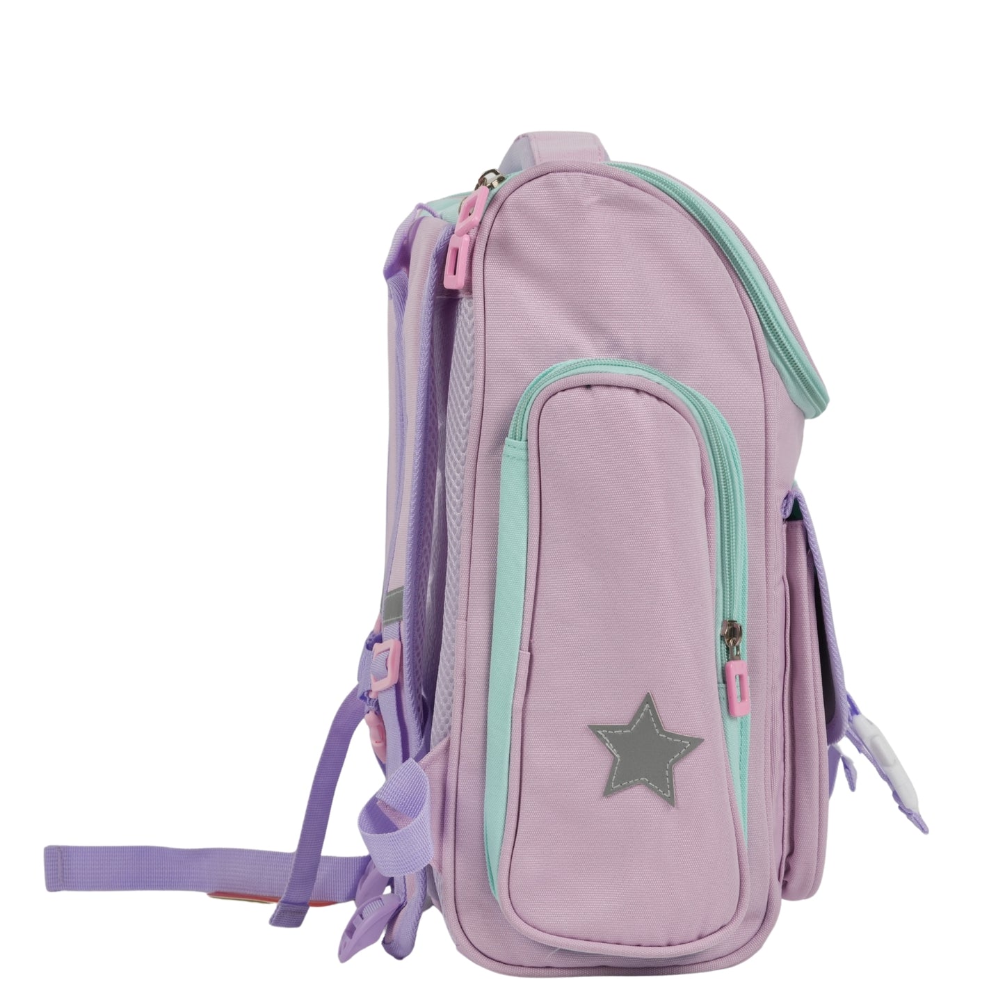 Purple hiking bag pack