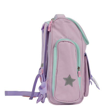 Purple hiking bag pack