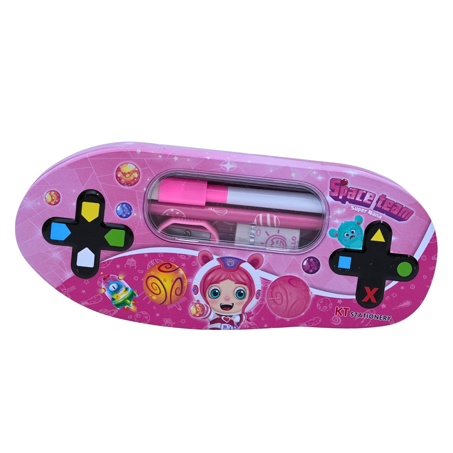 Game Controller Design Pencil Box with Stationery Set