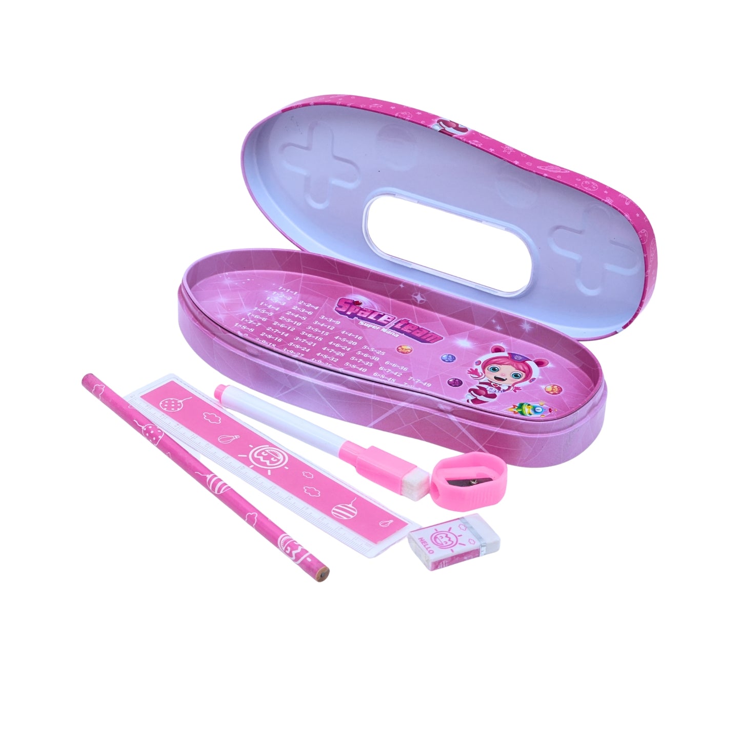 Game Controller Design Pencil Box with Stationery Set