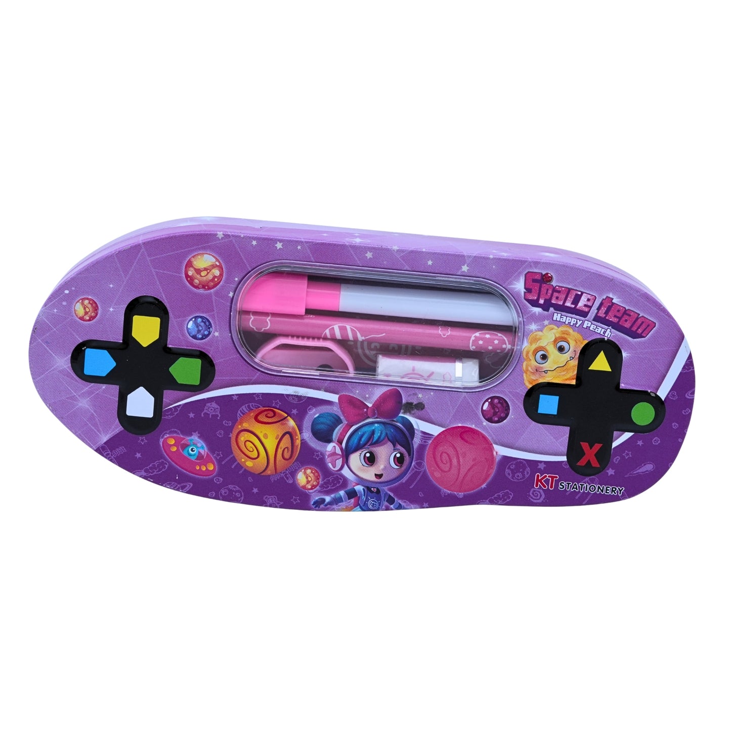Game Controller Design Pencil Box with Stationery Set