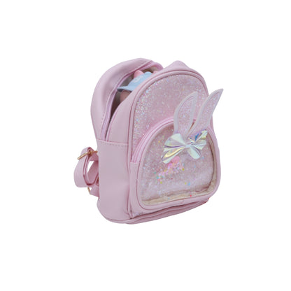 Purple Fancy Bag With Sparkle Designs For Girls
