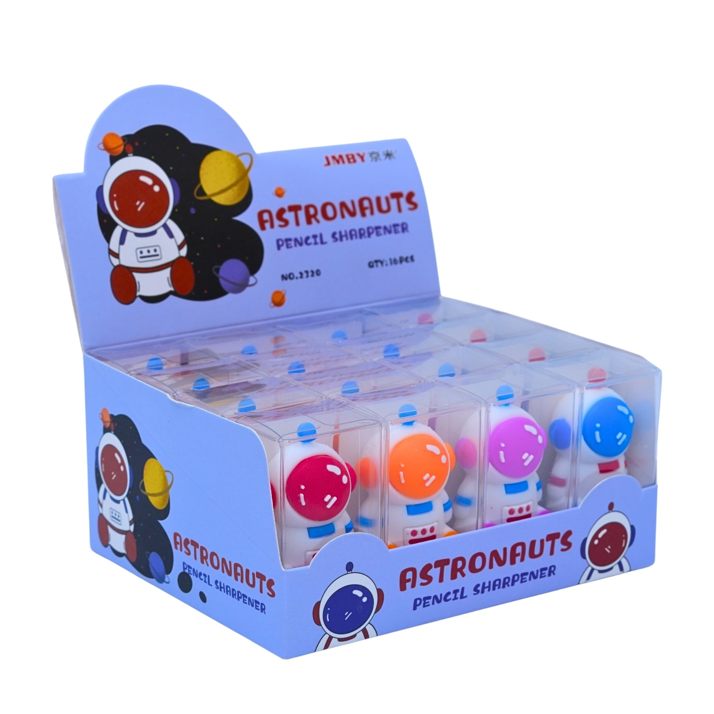 Astronauts Sharpner for kids to sharp pencil (Pack of 4)