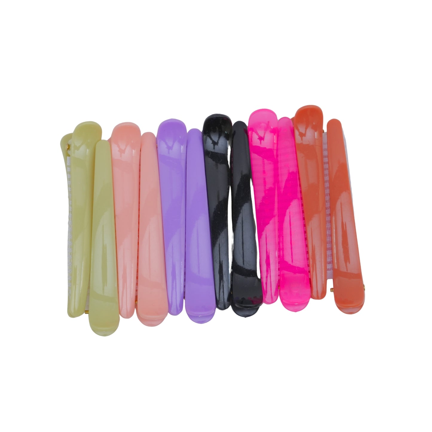 Duckbill clips for styling hair