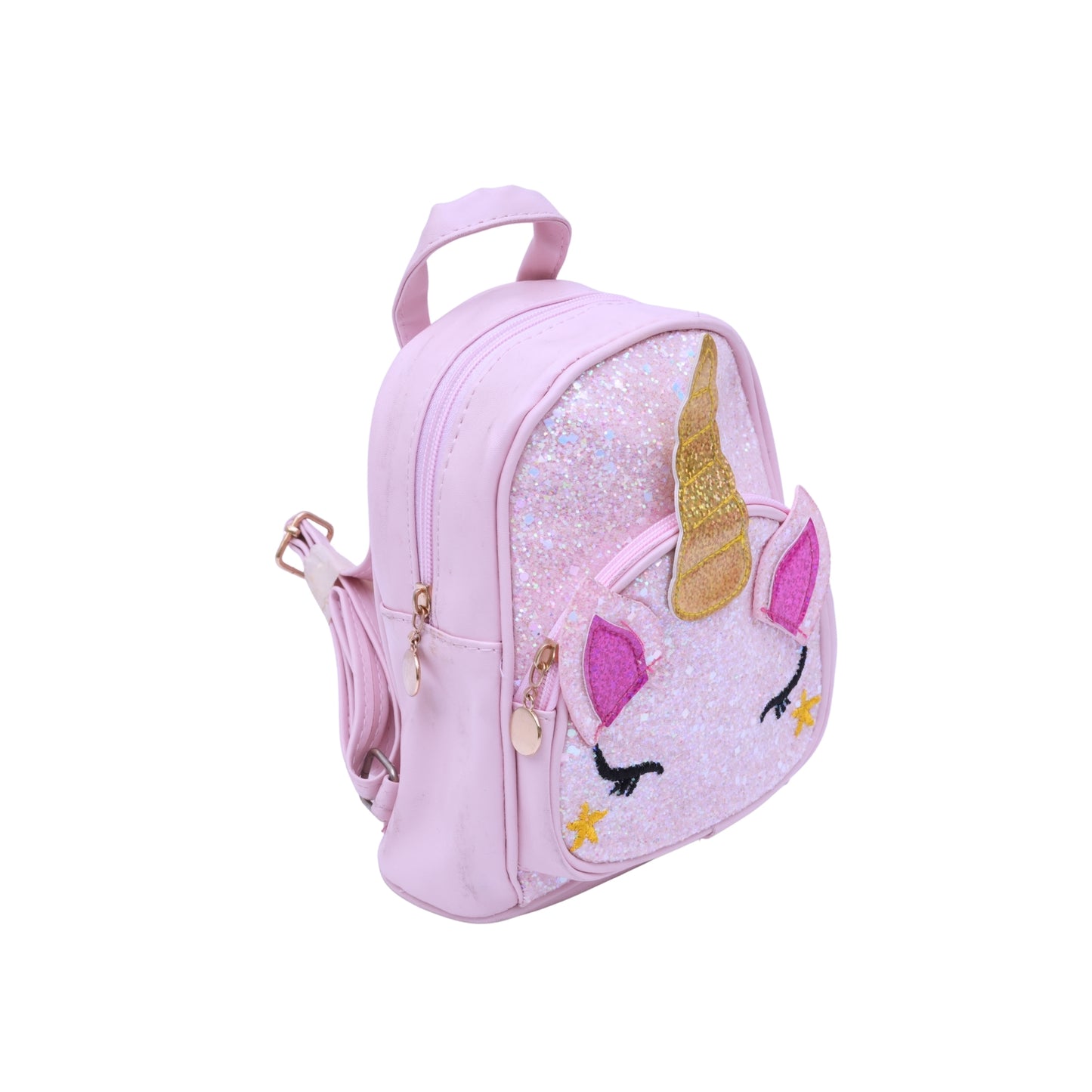 Purple Fancy Bag With Sparkle Designs For Girls