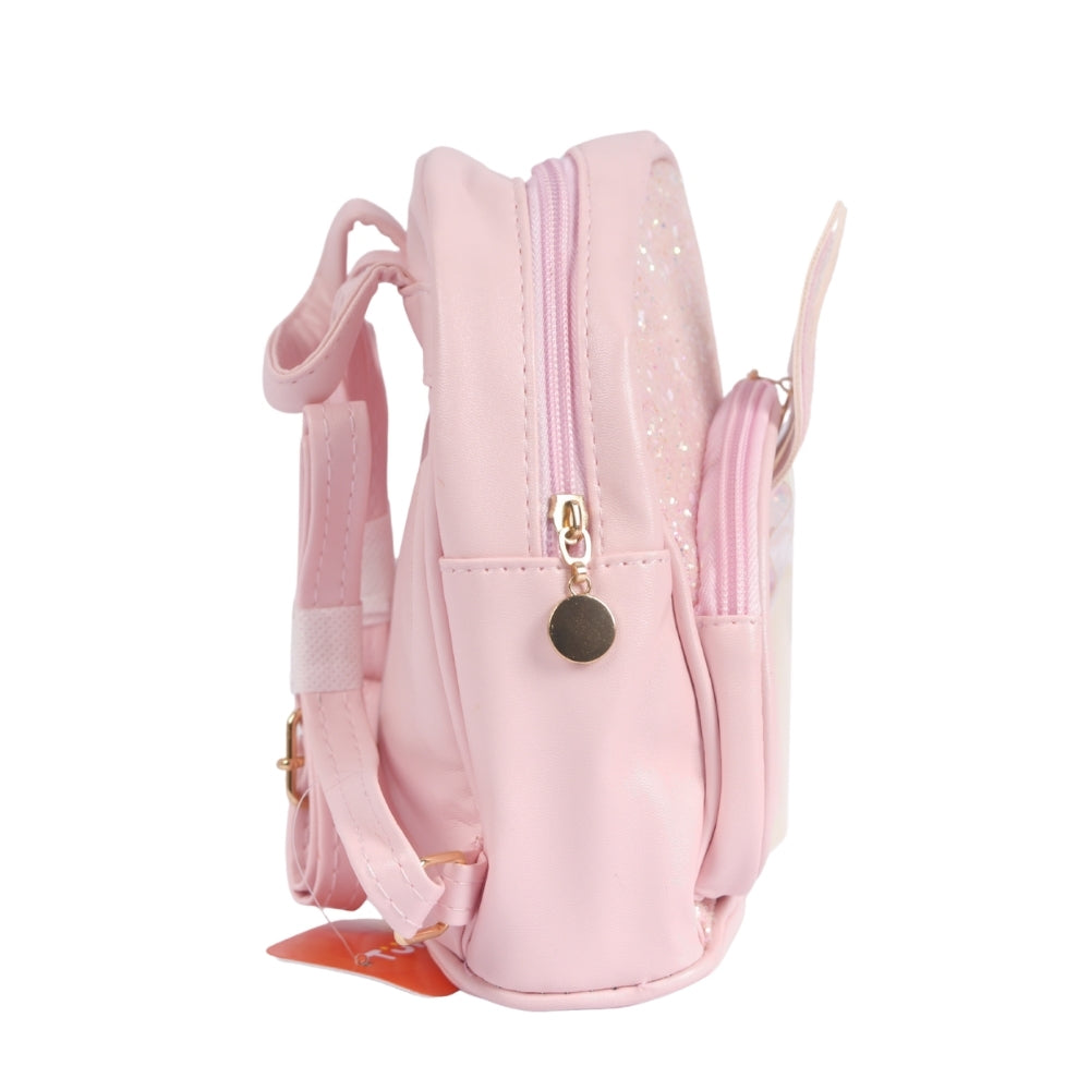Unicorn Crown Sequin School Backpack for Kids | Glittery Lightweight Bag for Girls