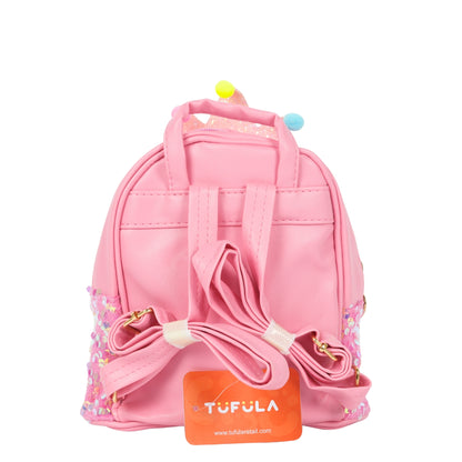 Pink Fancy Bag With Sparkle Designs For Girls