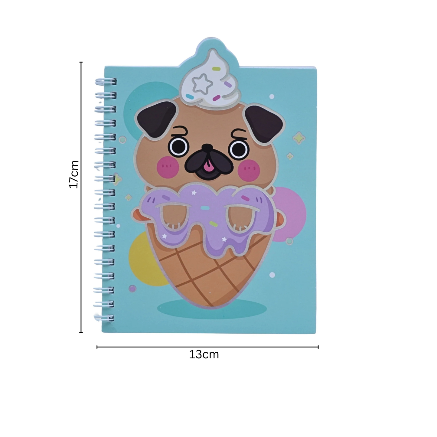 Cute sparkling cover notebook for girls