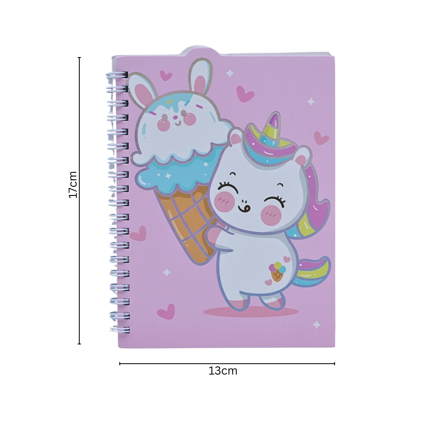 Cute sparkling cover notebook for girls
