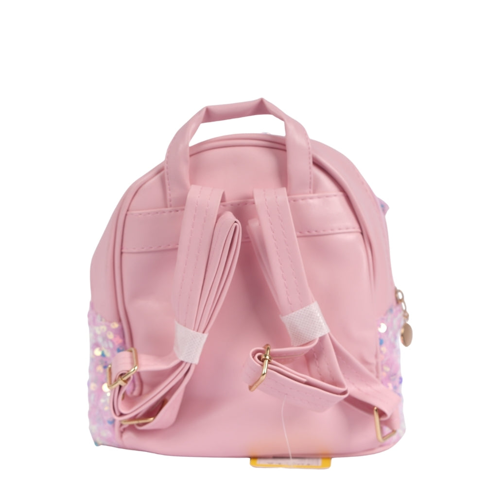 Unicorn Crown Sequin School Backpack for Kids | Glittery Lightweight Bag for Girls