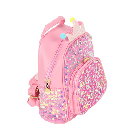 Pink Fancy Bag With Sparkle Designs For Girls