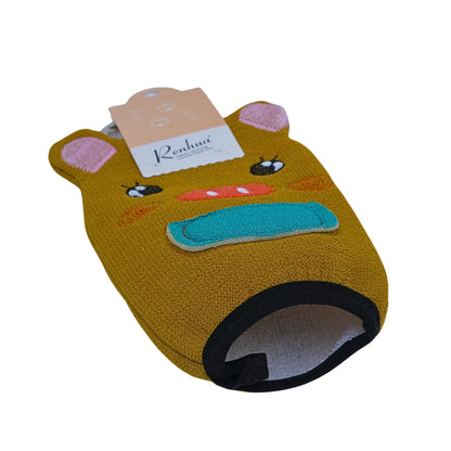 Soft body scrub bath gloves ( Pack of 1 )