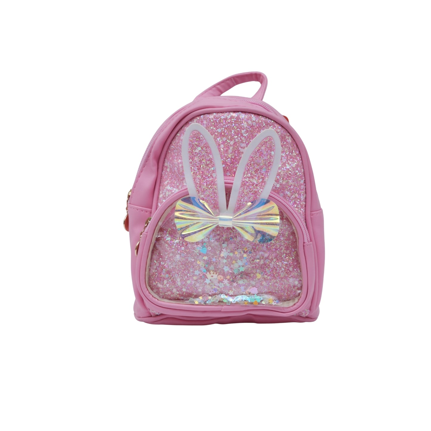 Pink Fancy Bag With Sparkle Designs For Girls
