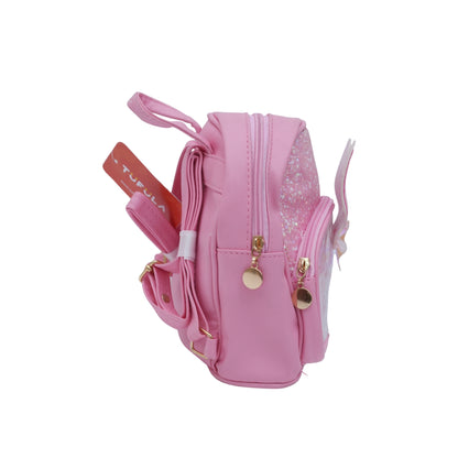 Pink Fancy Bag With Sparkle Designs For Girls