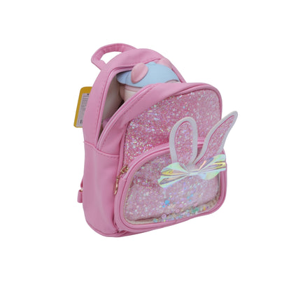 Pink Fancy Bag With Sparkle Designs For Girls