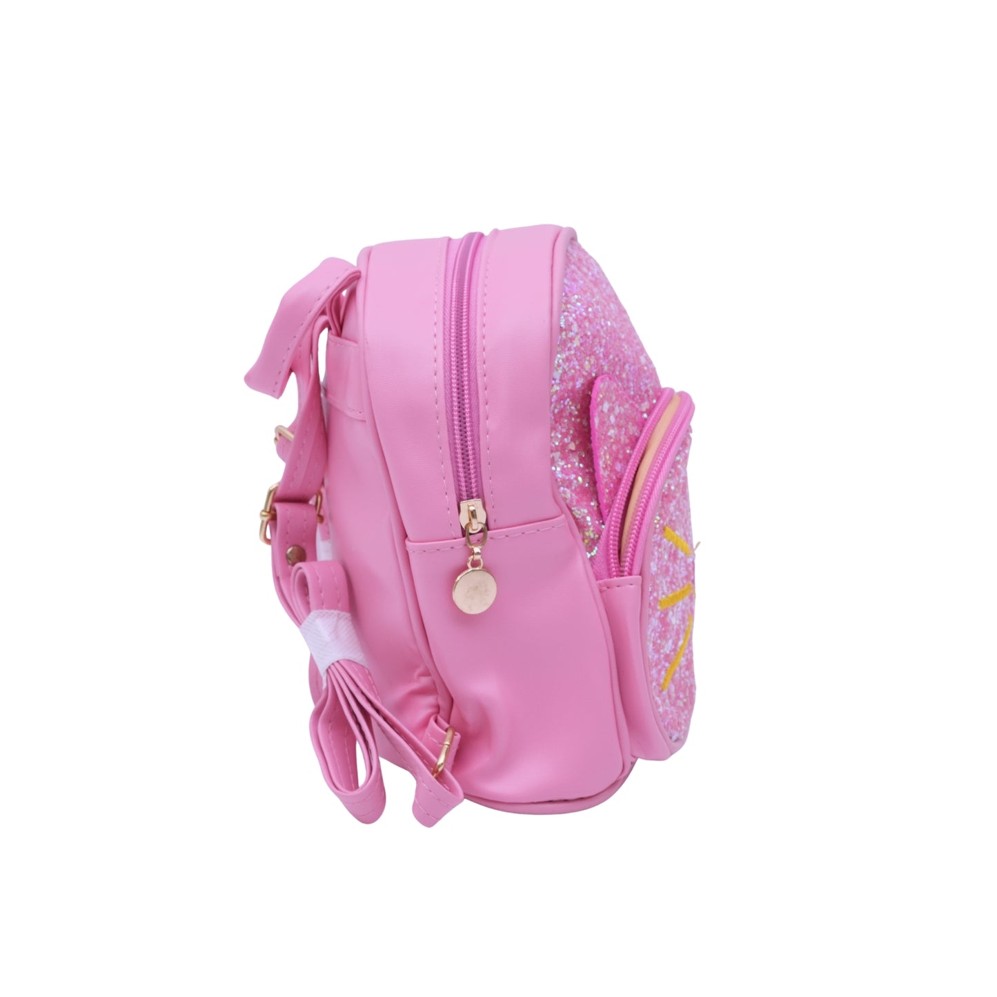 Pink Fancy Bag With Sparkle Designs For Girls