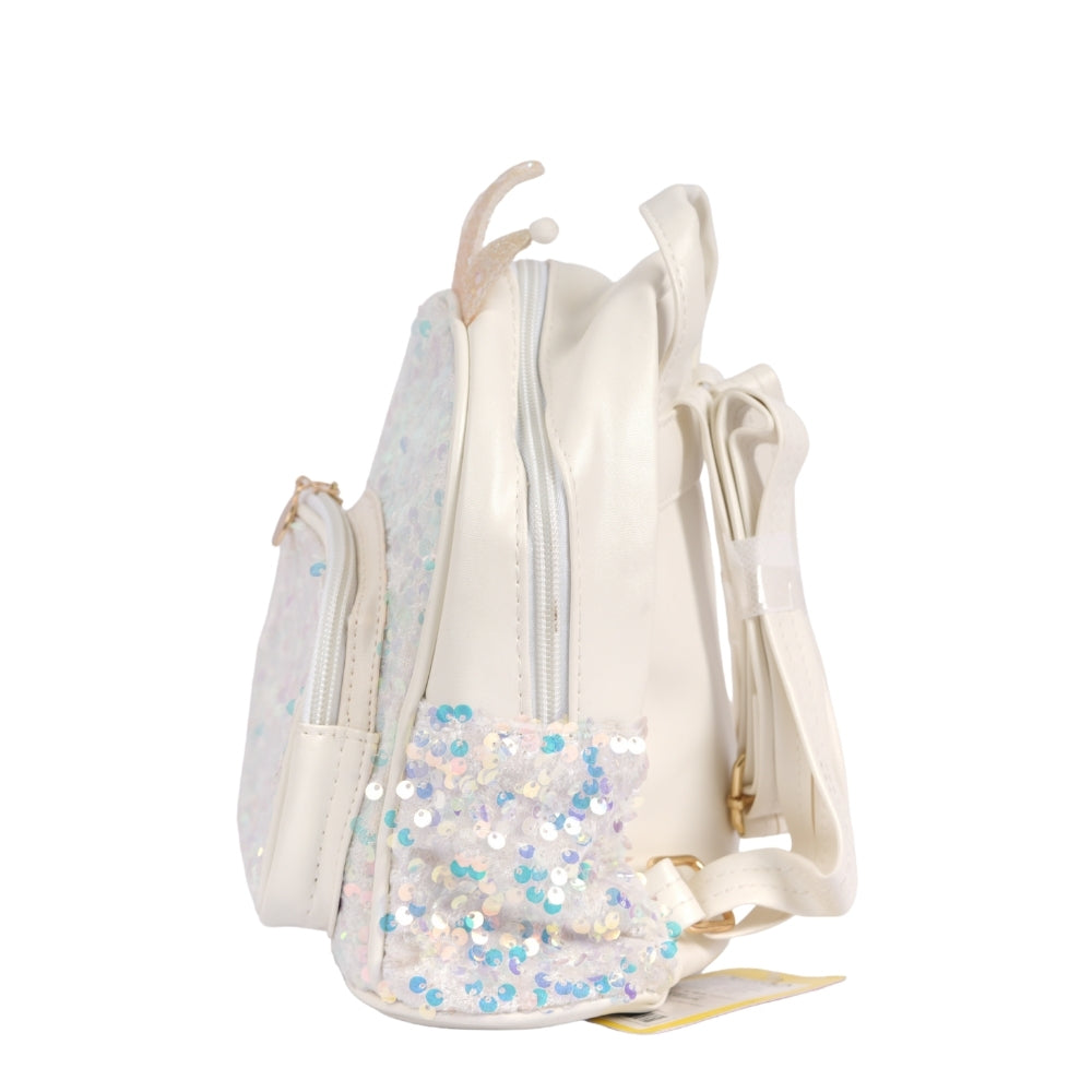 Unicorn Crown Sequin School Backpack for Kids | Glittery Lightweight Bag for Girls