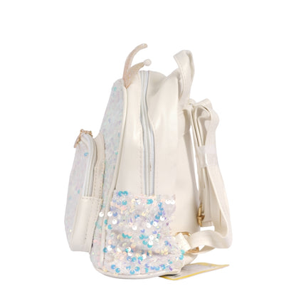 Unicorn Crown Sequin School Backpack for Kids | Glittery Lightweight Bag for Girls