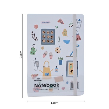 Stylish Abstract Print Cover Notebook