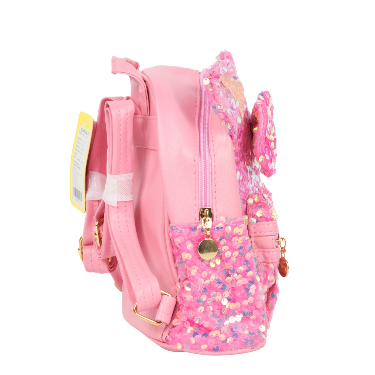 Pink Fancy Bag With Sparkle Designs For Girls