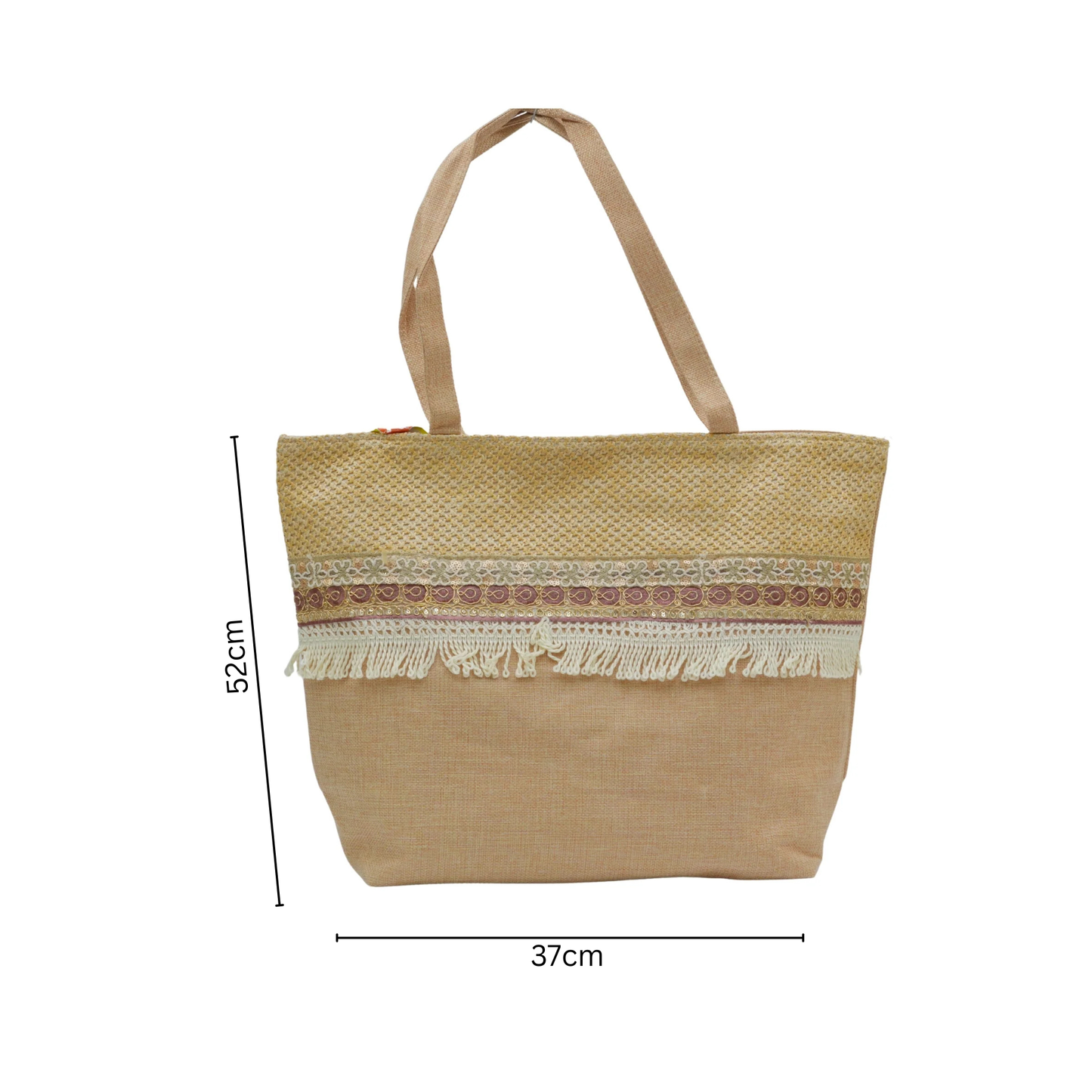 Designer Jute handbag
