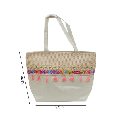 Designer Jute handbag