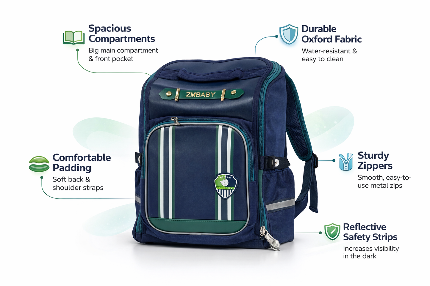 Blue school Bag
