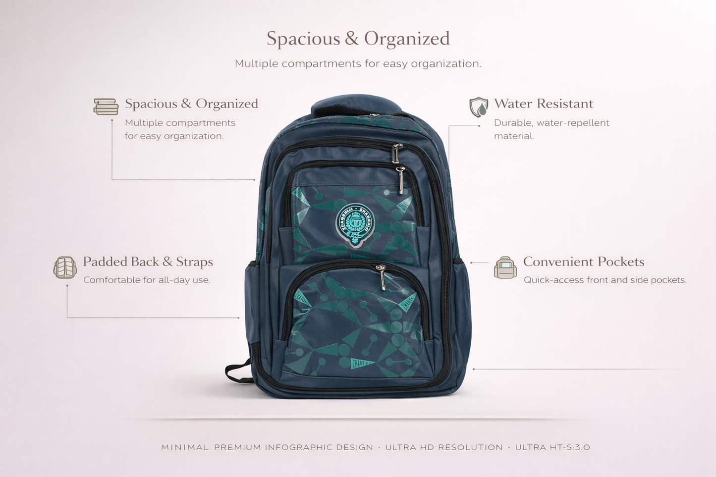 Blue School/College Bag Pack