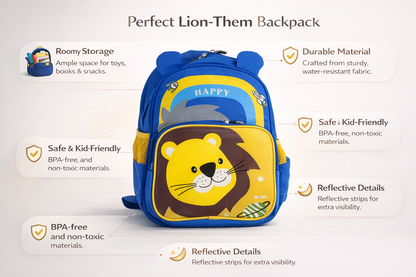 Baby Lion School Buddy Bag For kids
