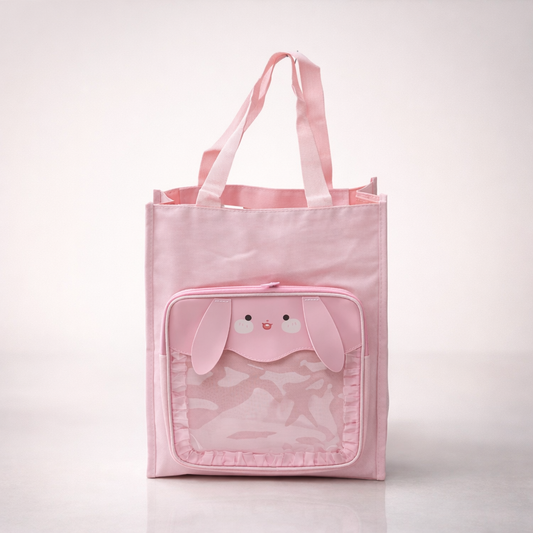 Downside Facing Cloud Pink Tote Bag