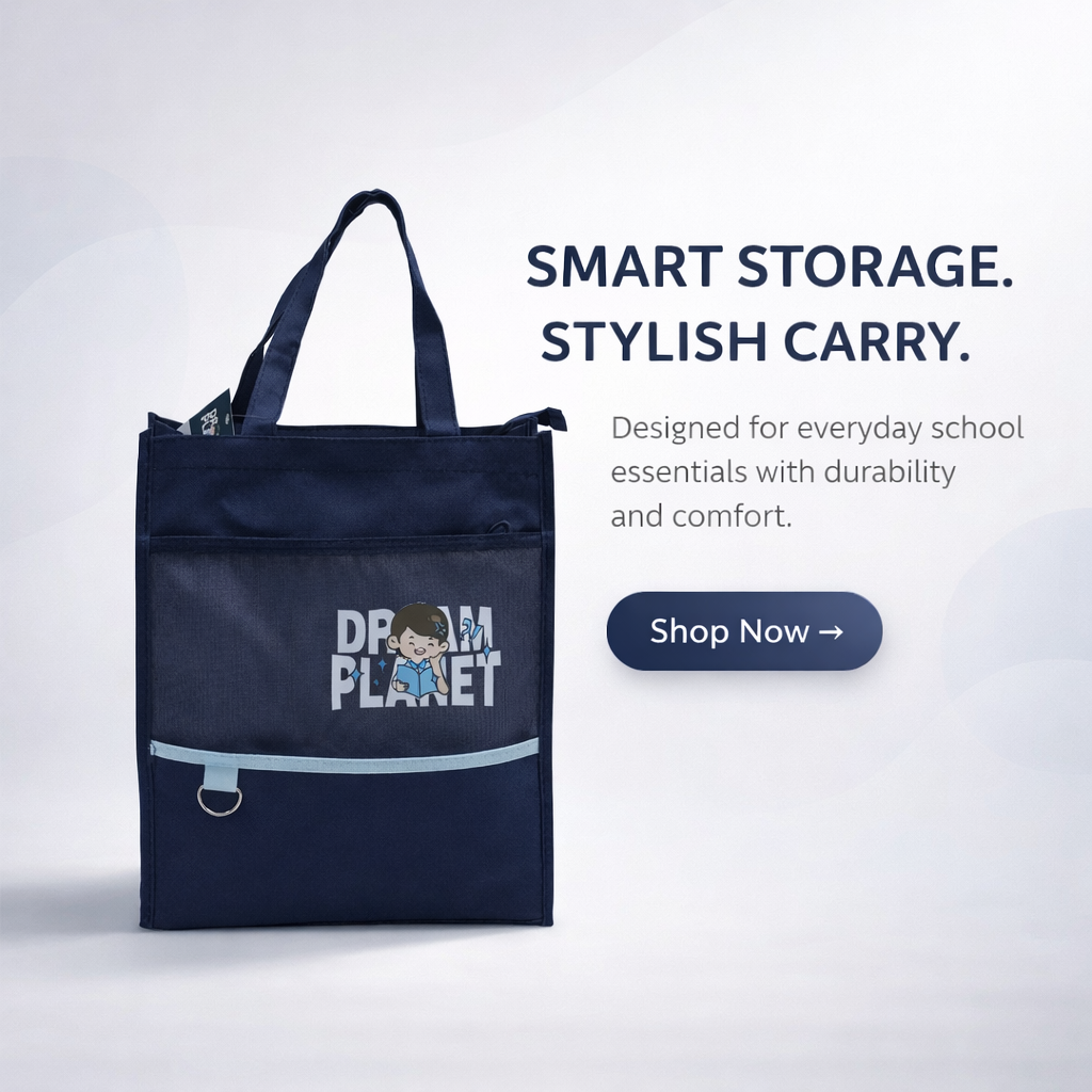 Blue dream planet tote Bag