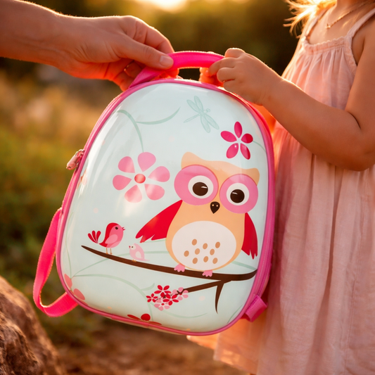 Owl Sticker School Bags for Kids