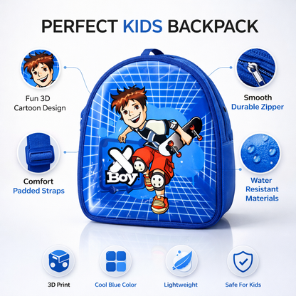 Stylish Illustration School Bags for Kids