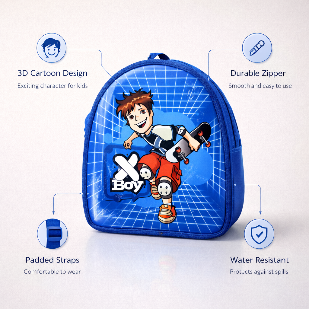 Stylish Illustration School Bags for Kids