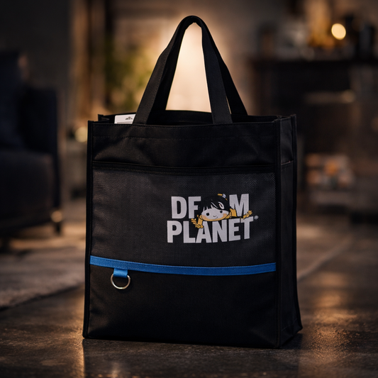 Blue dream planet tote Bag