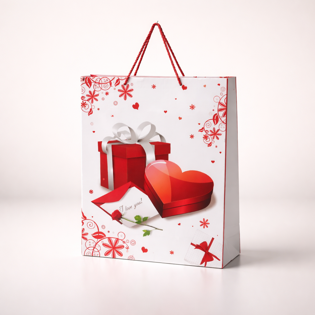 Red Love / Romantic Theme Gift Bags