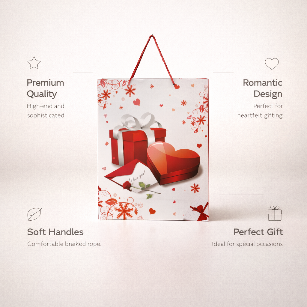 Red Love / Romantic Theme Gift Bags