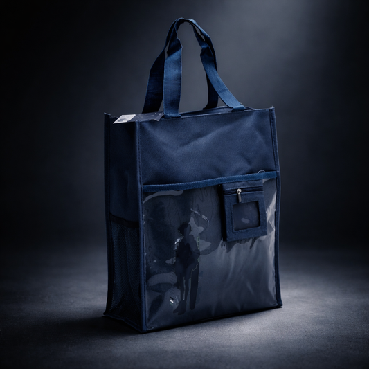 Blue unisex aesthetic tote bag for girls