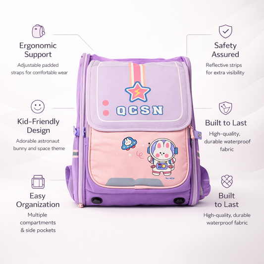 Baby Unicorn Purple Bags For Girls