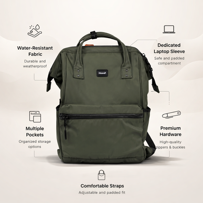 Dark Green Office/College Handbag/Bag Pack
